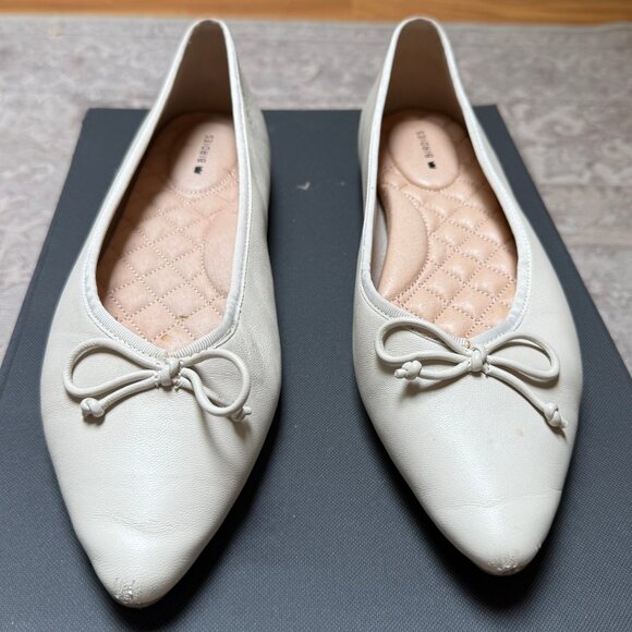 Birdies "The Goldfinch" Flats – Ecru, Pointed Toe - Picture 3 of 8